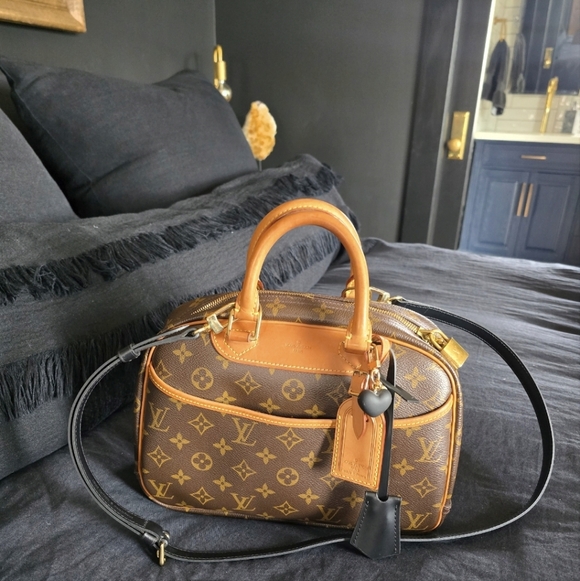 Louis Vuitton Trouville Monogram Canvas Leather Bag Speedy Alma Classic Travel - Picture 16 of 16